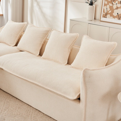 L-Shaped 3 Seater Sofa – Deep Seat, Comfy Sectional