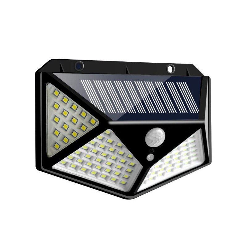 Solar Four Sided Wall Lamp with High Efficiency Outdoor Lighting