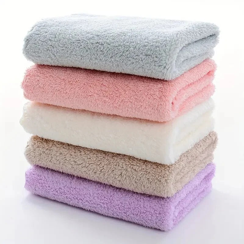 20 Piece Solid Color Towel Set - Super Absorbent, Quick-Drying