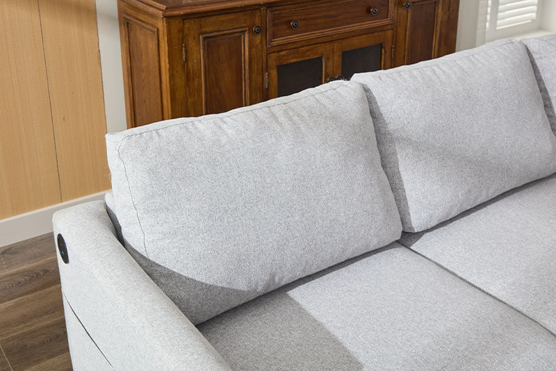 Couch Sofa with USB – Comfortable for Living Room, Bedroom, or Office