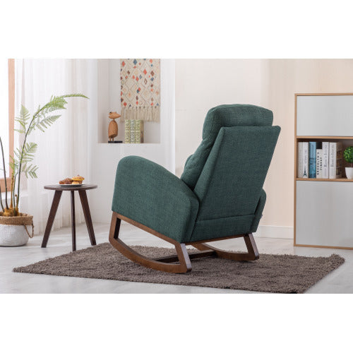 COOLMORE Emerald Glider Rocking Chair with Side Pocket