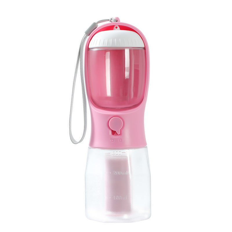 Portable 3 in 1 Pet Water Bottle and Feeder