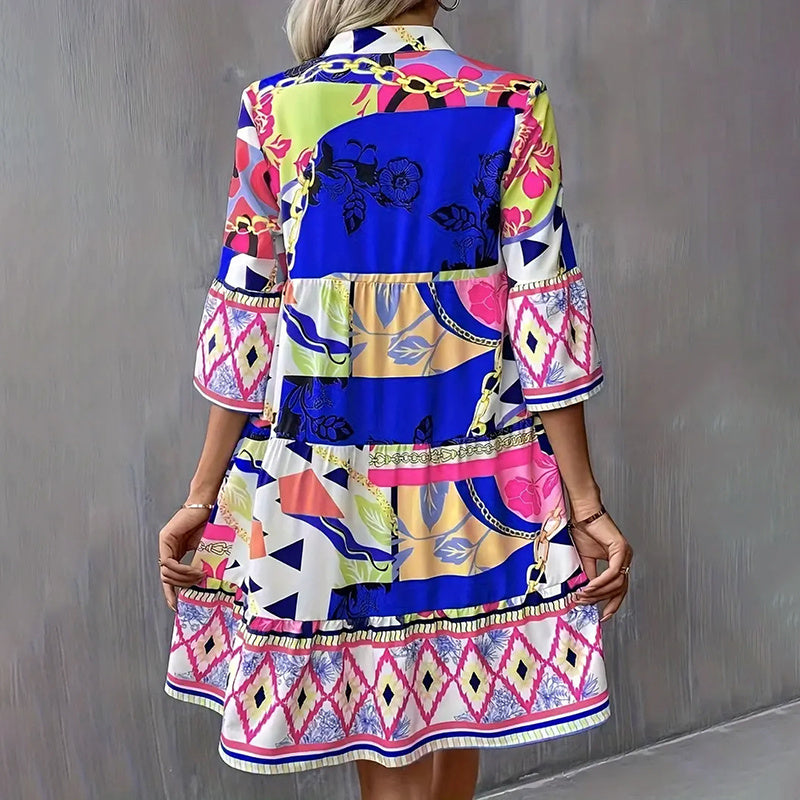 Women's Casual Mini Dress - Short Beach Dress