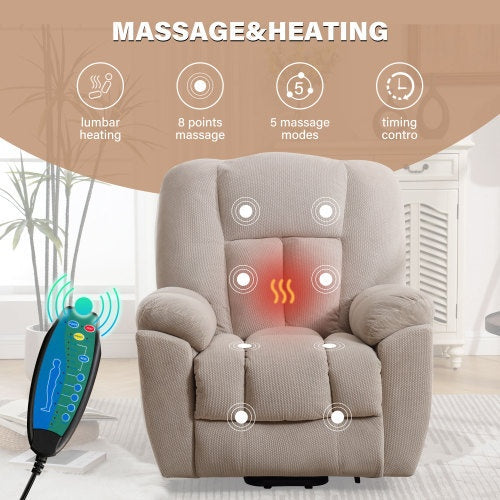 Power Lift Recliner Chair – Heated and Massage