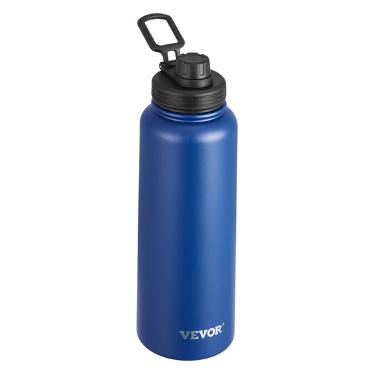 40 Oz Insulated Water Bottle with Wide Mouth Lid
