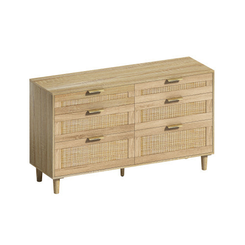 Rattan Dresser with Drawers – Stylish & Functional Storage Solution