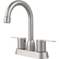 Brushed Nickel Bathroom Sink Faucet
