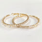 Zircon Earrings – Silver & Gold