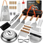 Grilljoy Pro 37 Piece All in One Griddle Accessories Kit with Basting Dome and Bag