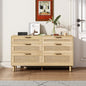 Rattan Dresser with Drawers – Stylish & Functional Storage Solution