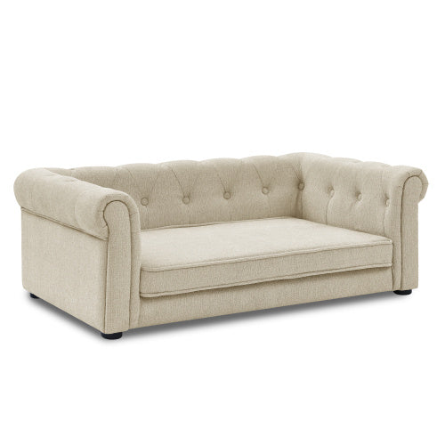 Elegant Elevated Pet Sofa – Modern Comfort for Your Furry Friend