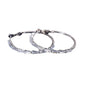 Zircon Earrings – Silver & Gold