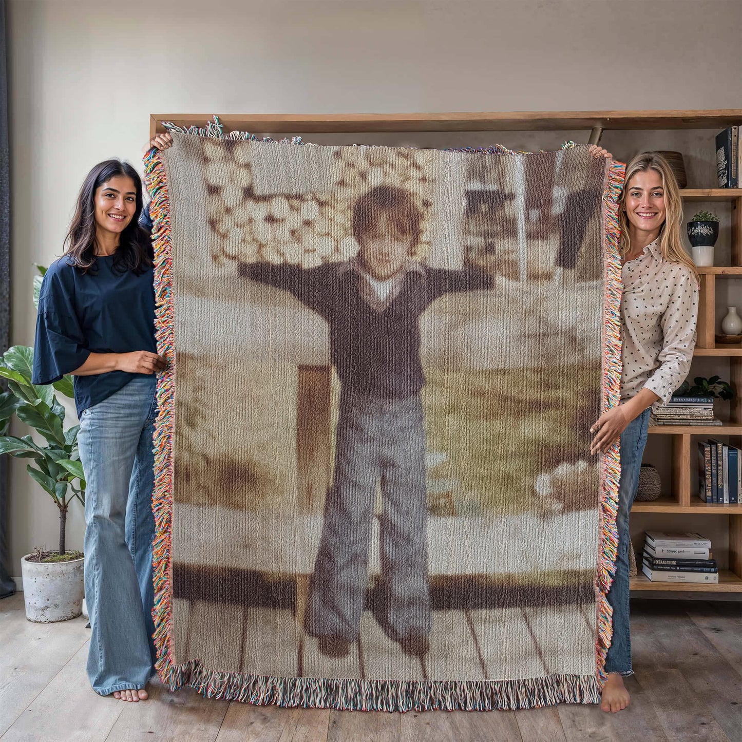 Personalized Portrait Blanket – Cozy, Meaningful, Timeless