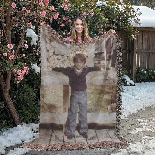 Personalized Portrait Blanket – Cozy, Meaningful, Timeless