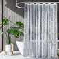 3D Pebble Pattern Shower Curtain with Magnets