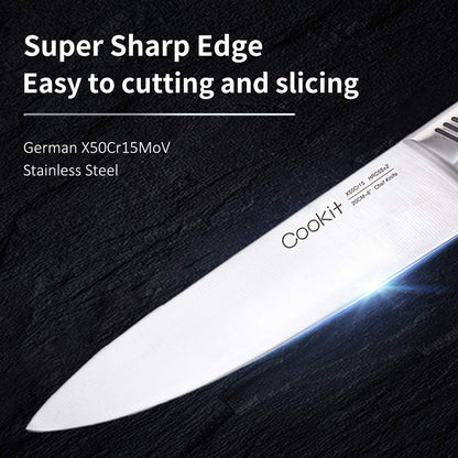 Kitchen Knife Set, 15 Piece Knife Set with Block
