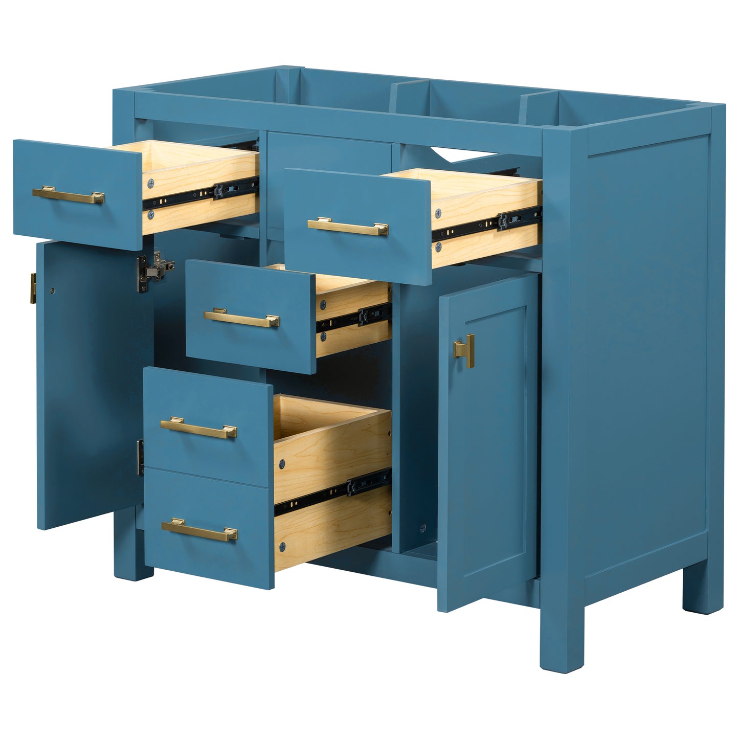 36" Modern Freestanding Bathroom Vanity – Elegant Storage Solution