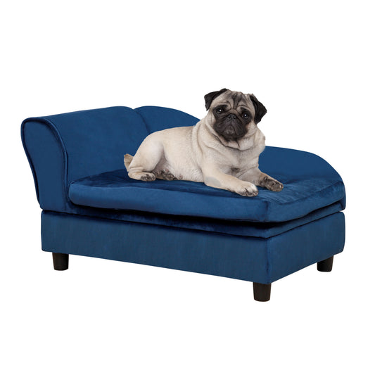 PawHut Luxury Small Dog Bed with Hidden Storage