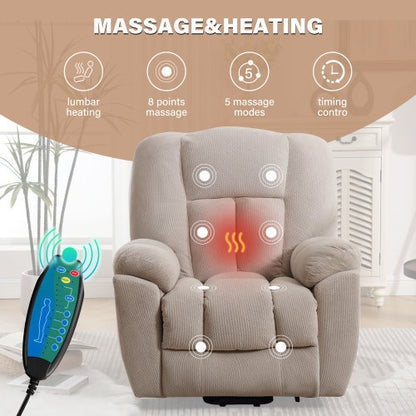 Power Lift Recliner Chair – Heated and Massage