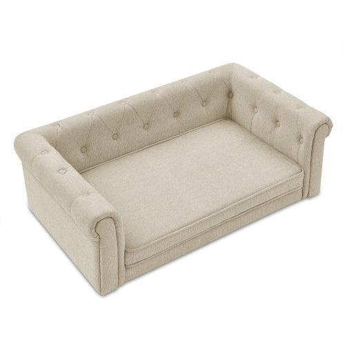 Elegant Elevated Pet Sofa – Modern Comfort for Your Furry Friend