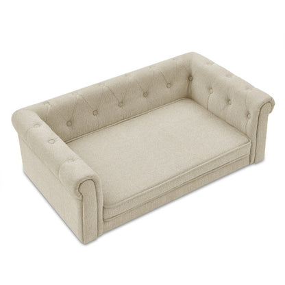 Elegant Elevated Pet Sofa – Modern Comfort for Your Furry Friend
