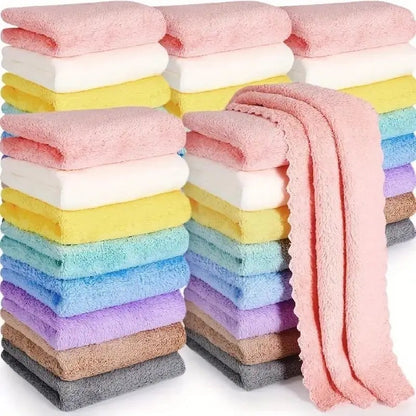 20 Piece Solid Color Towel Set - Super Absorbent, Quick-Drying