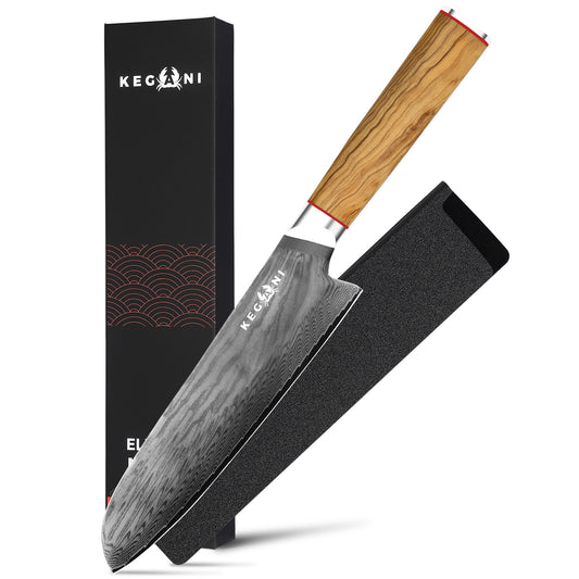 Kegani Kiritsuke Knife - 8 Inch Professional Japanese Chef's Knife